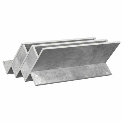 Bijzetkast Met Plank Beton Grijs 65 X 57,5 X 42 Cm Bewerkt Hout 65 x 53 x 28,5 cm Betongrijs