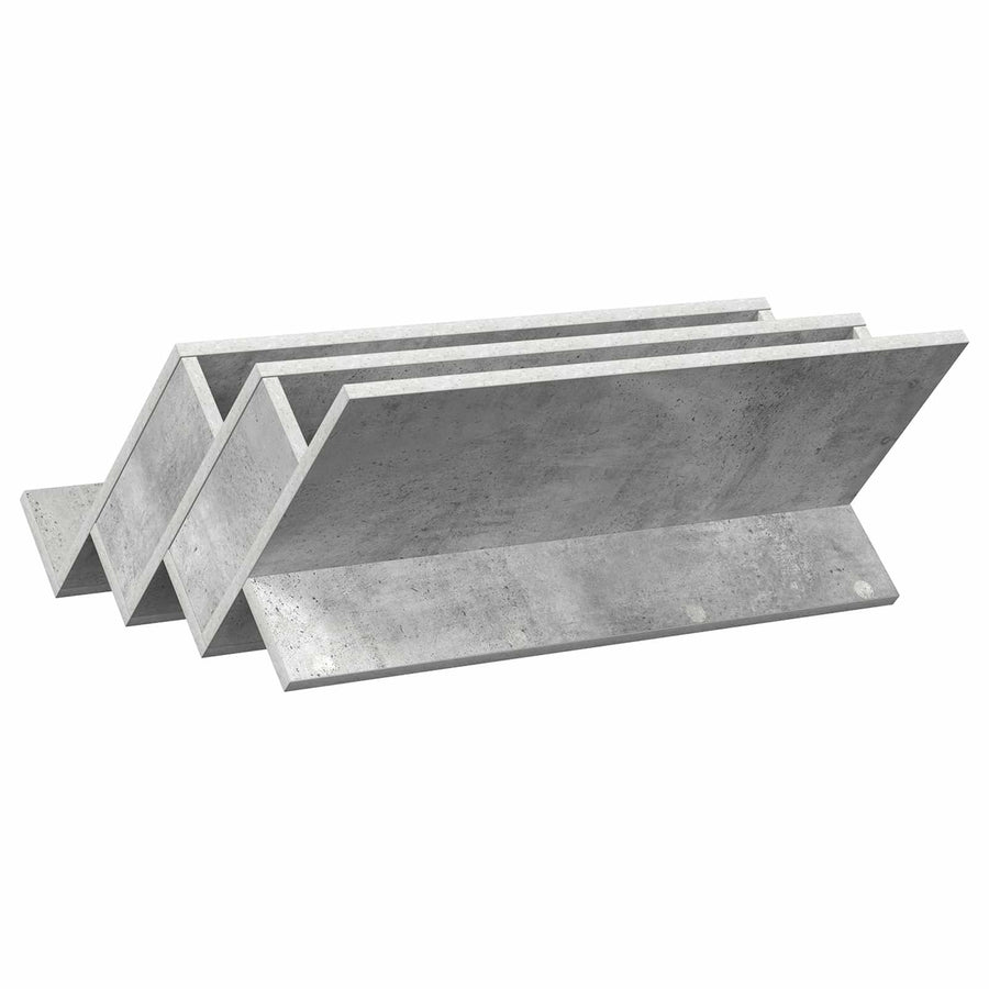 Bijzetkast Met Plank Beton Grijs 65 X 57,5 X 42 Cm Bewerkt Hout 65 x 53 x 28,5 cm Betongrijs