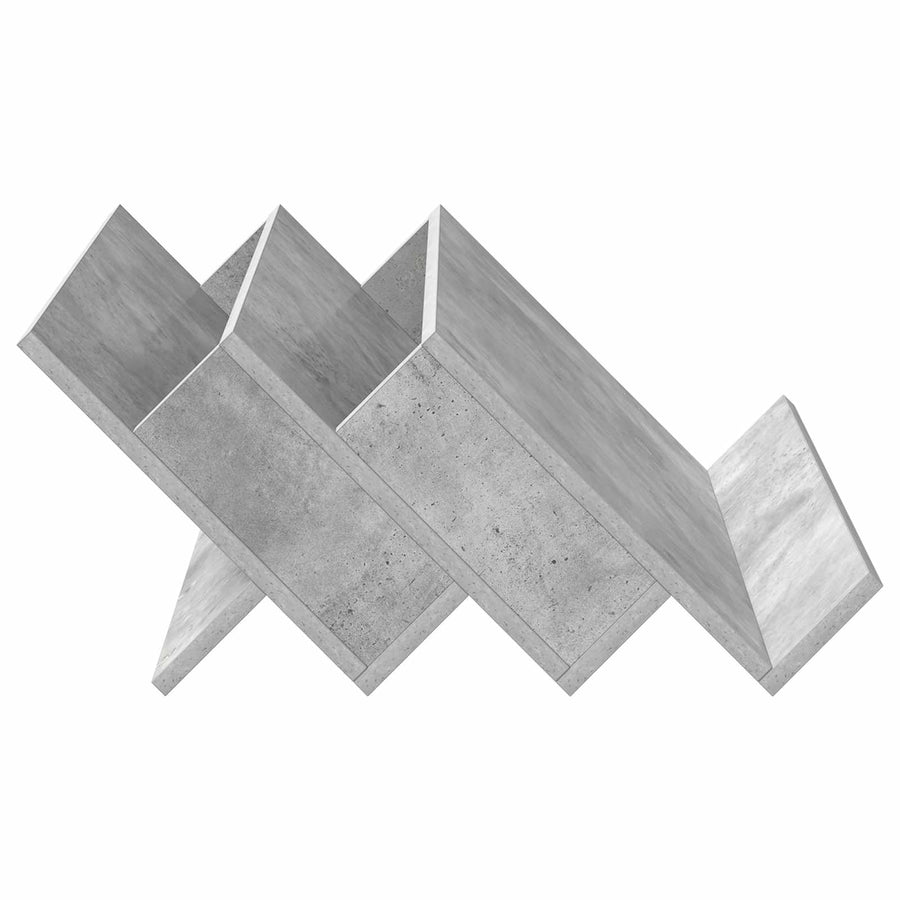 Bijzetkast Met Plank Beton Grijs 65 X 57,5 X 42 Cm Bewerkt Hout 65 x 53 x 28,5 cm Betongrijs