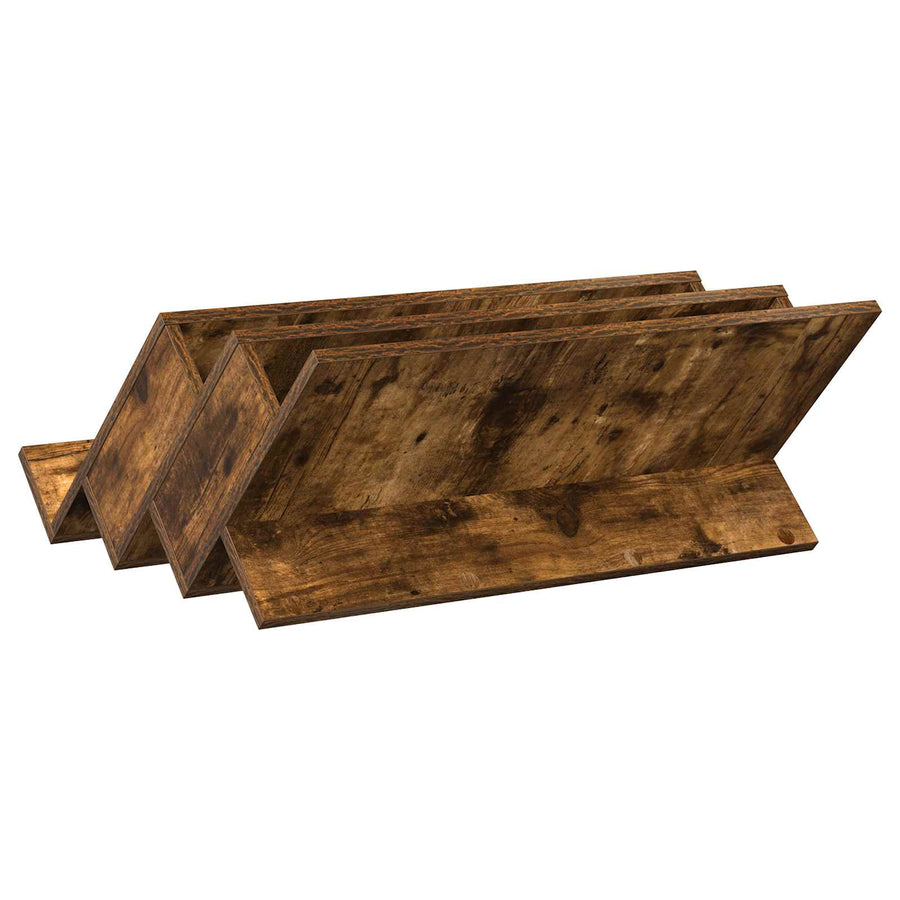 Bijzetkast 65 X 57,5 X 42 Cm Bewerkt Hout 65 x 53 x 28,5 cm Gerookt eiken