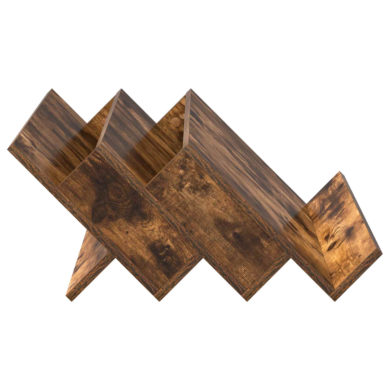 Bijzetkast 65 X 57,5 X 42 Cm Bewerkt Hout 65 x 53 x 28,5 cm Gerookt eiken