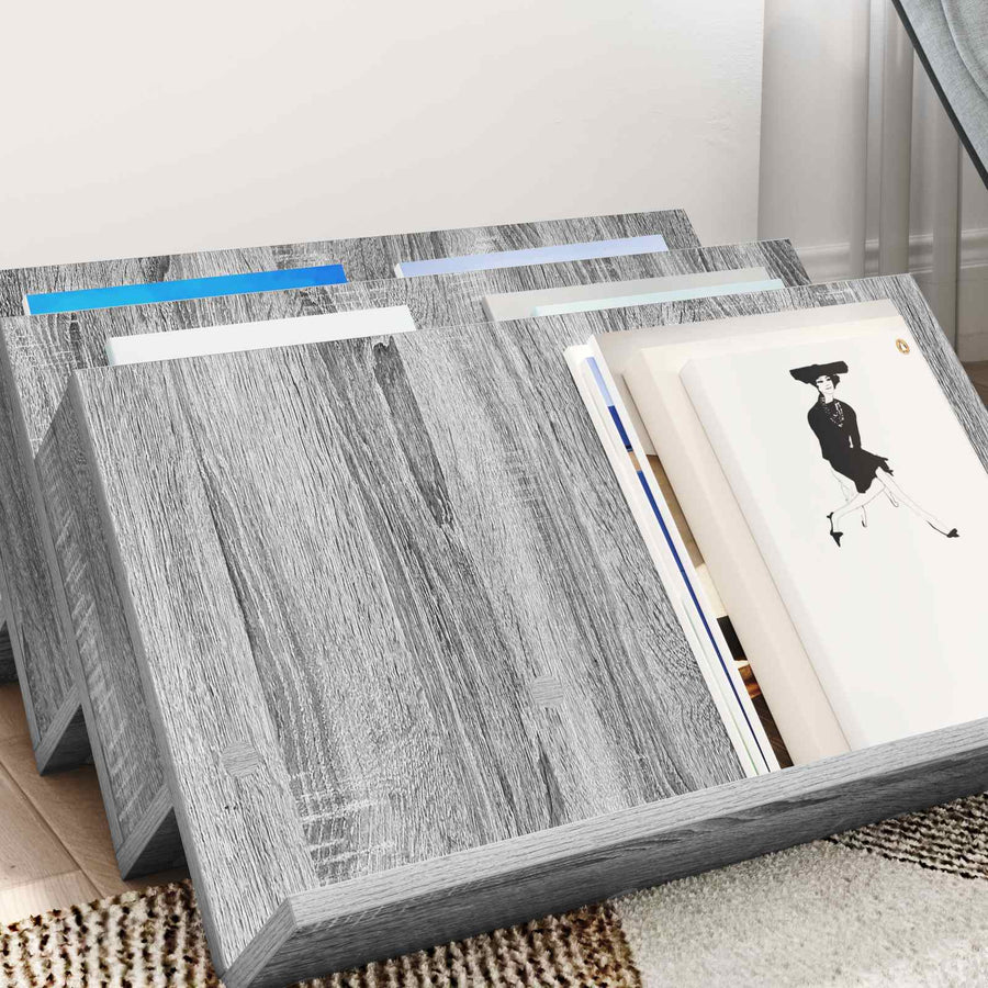 Bijzetkast 65 X 57,5 X 42 Cm Bewerkt Hout 65 x 53 x 28,5 cm Grijs sonoma