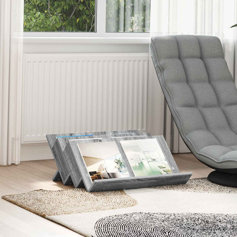Bijzetkast 65 X 57,5 X 42 Cm Bewerkt Hout 65 x 53 x 28,5 cm Grijs sonoma