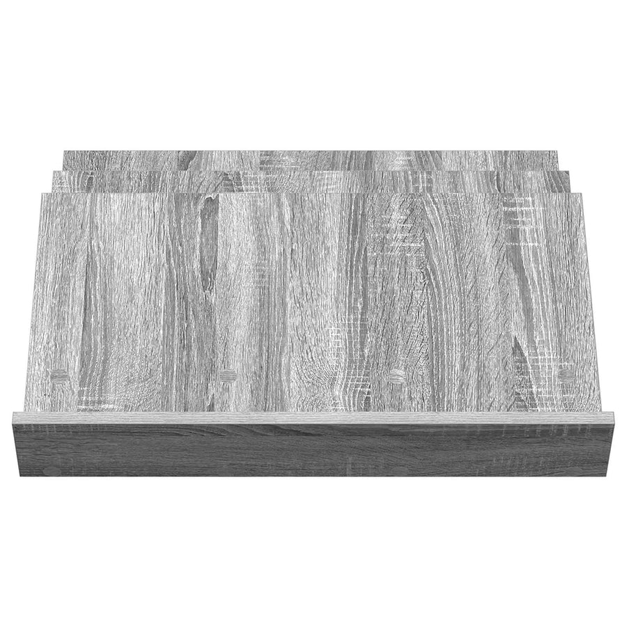 Bijzetkast 65 X 57,5 X 42 Cm Bewerkt Hout 65 x 53 x 28,5 cm Grijs sonoma