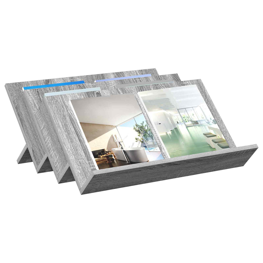 Bijzetkast 65 X 57,5 X 42 Cm Bewerkt Hout 65 x 53 x 28,5 cm Grijs sonoma