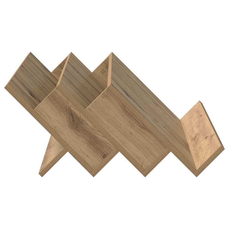 Bijzetkast Artisan Eiken 65 X 57,5 X 42 Cm Bewerkt Hout 65 x 53 x 28,5 cm artisanaal eikenkleurig