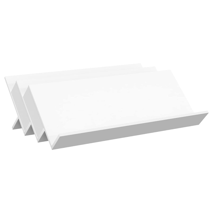 Bijzetkast Met Plank 90 X 57,5 X 42 Cm Bewerkt Hout 90 x 53 x 28,5 cm Wit