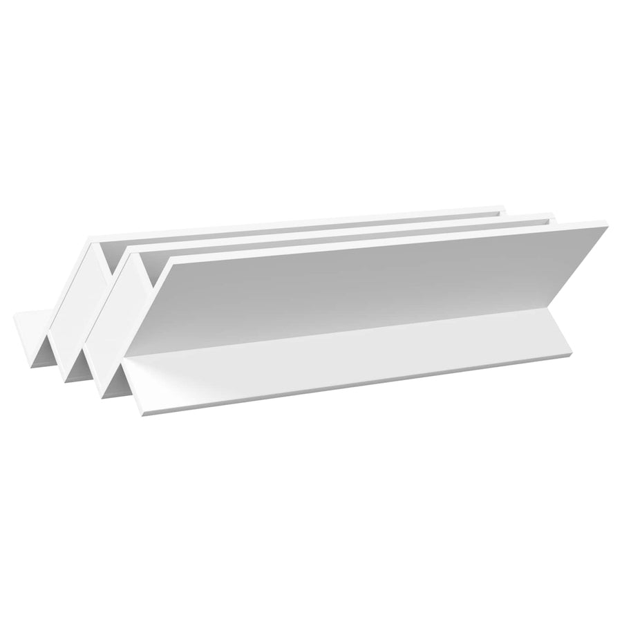 Bijzetkast Met Plank 90 X 57,5 X 42 Cm Bewerkt Hout 90 x 53 x 28,5 cm Wit
