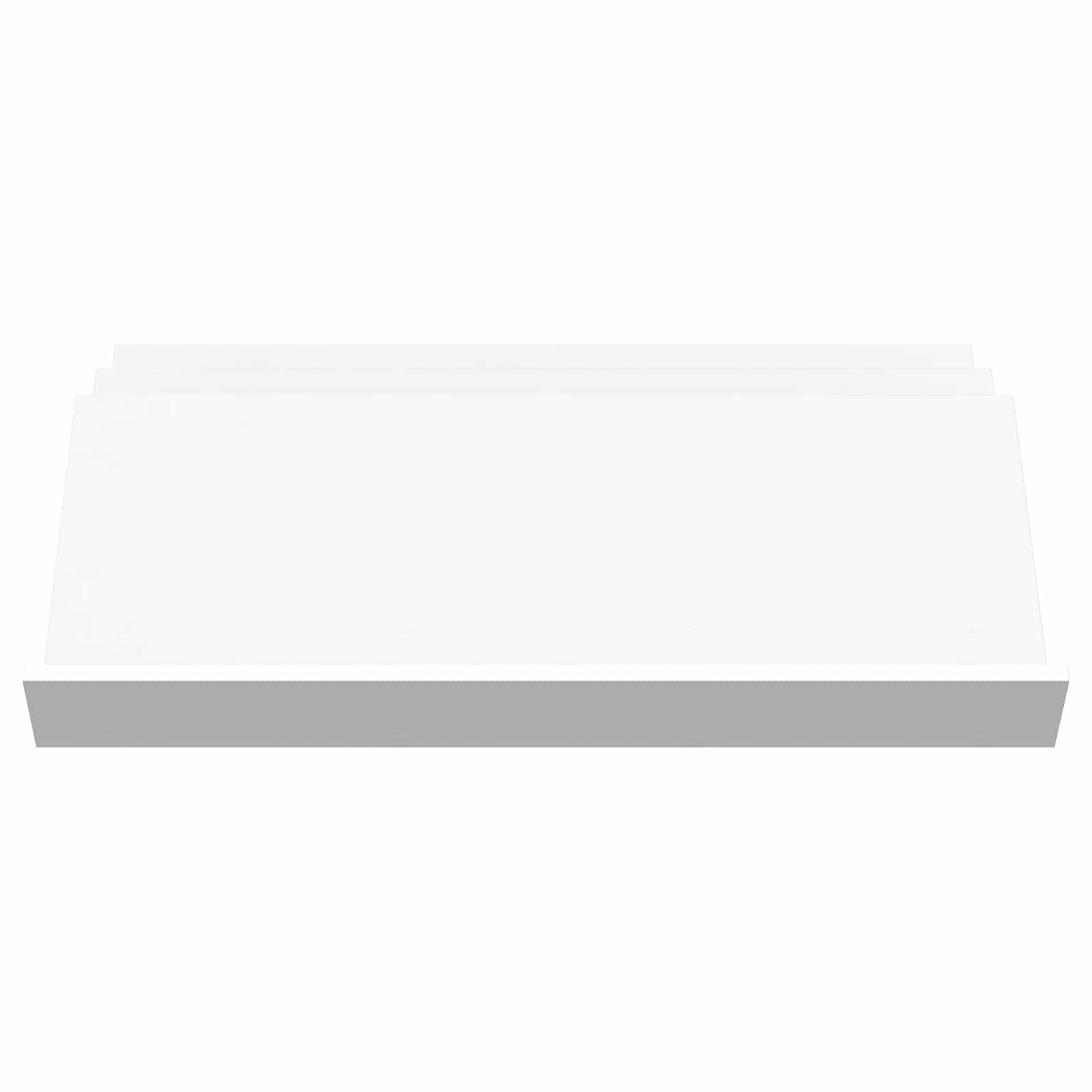 Bijzetkast Met Plank 90 X 57,5 X 42 Cm Bewerkt Hout 90 x 53 x 28,5 cm Wit