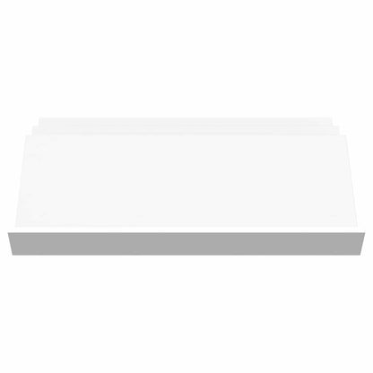 Bijzetkast Met Plank 90 X 57,5 X 42 Cm Bewerkt Hout 90 x 53 x 28,5 cm Wit