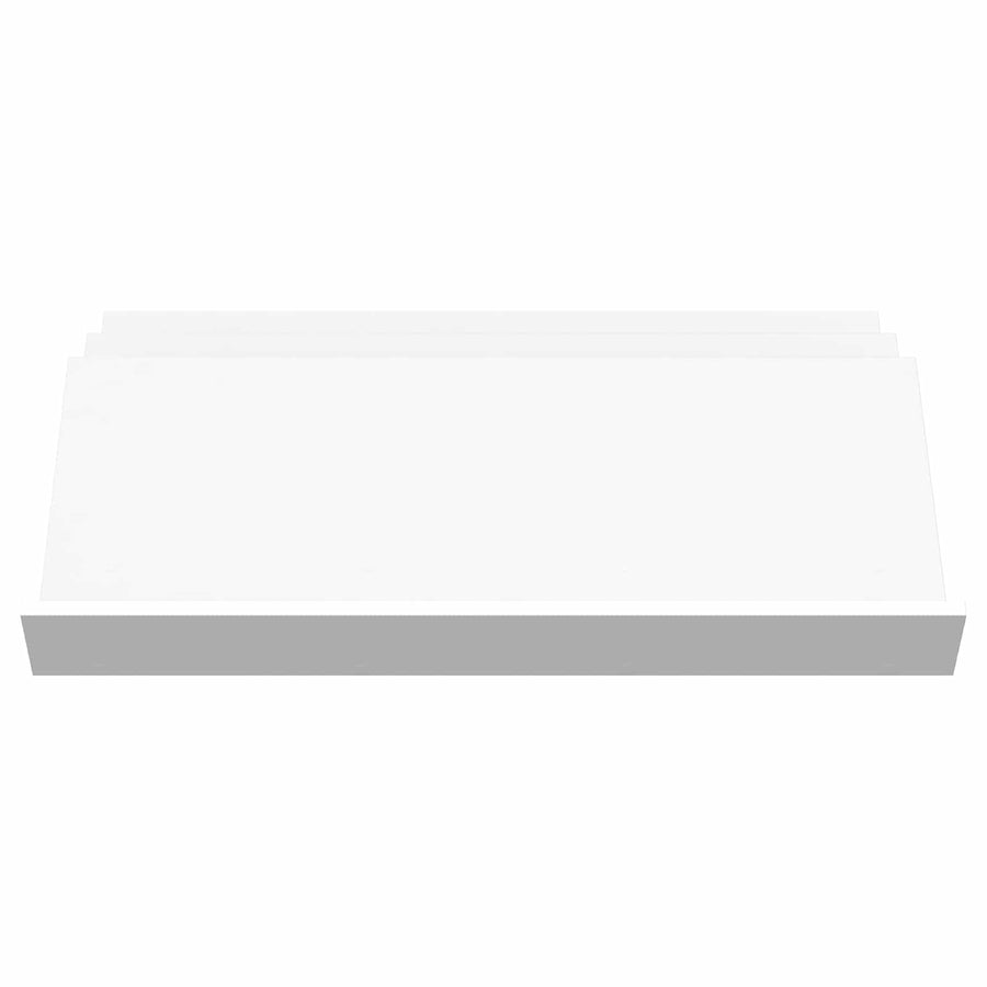 Bijzetkast Met Plank 90 X 57,5 X 42 Cm Bewerkt Hout 90 x 53 x 28,5 cm Wit