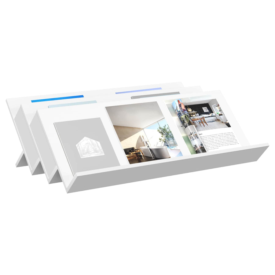 Bijzetkast Met Plank 90 X 57,5 X 42 Cm Bewerkt Hout 90 x 53 x 28,5 cm Wit