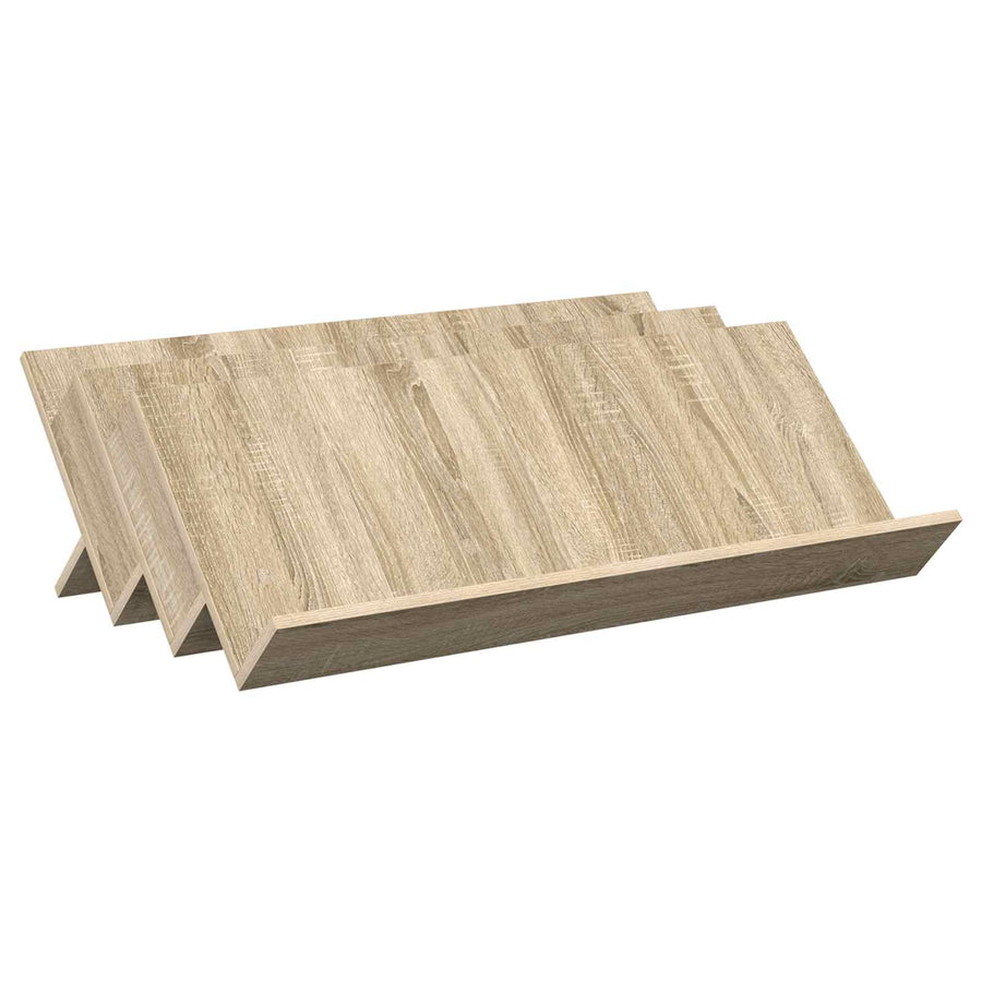 Bijzetkast 90 X 57,5 X 42 Cm Bewerkt Hout 90 x 53 x 28,5 cm Sonoma eiken