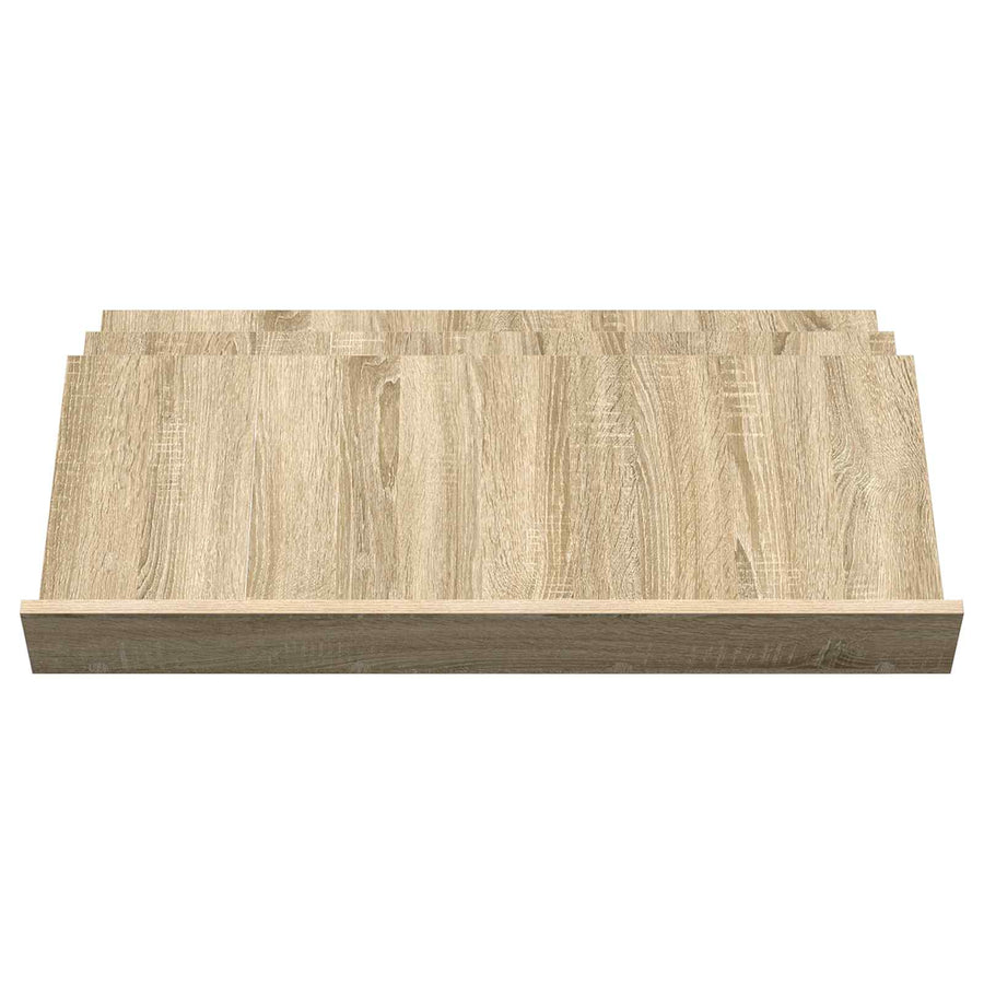 Bijzetkast 90 X 57,5 X 42 Cm Bewerkt Hout 90 x 53 x 28,5 cm Sonoma eiken