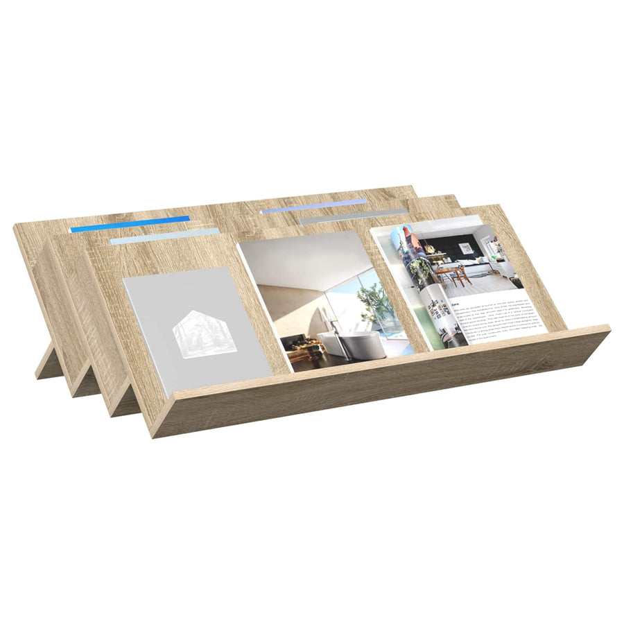 Bijzetkast 90 X 57,5 X 42 Cm Bewerkt Hout 90 x 53 x 28,5 cm Sonoma eiken