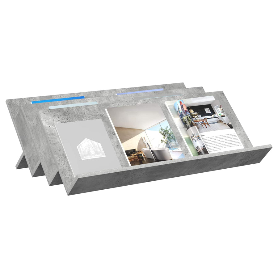 Bijzetkast Met Plank Beton Grijs 90 X 57,5 X 42 Cm Bewerkt Hout 90 x 53 x 28,5 cm Betongrijs