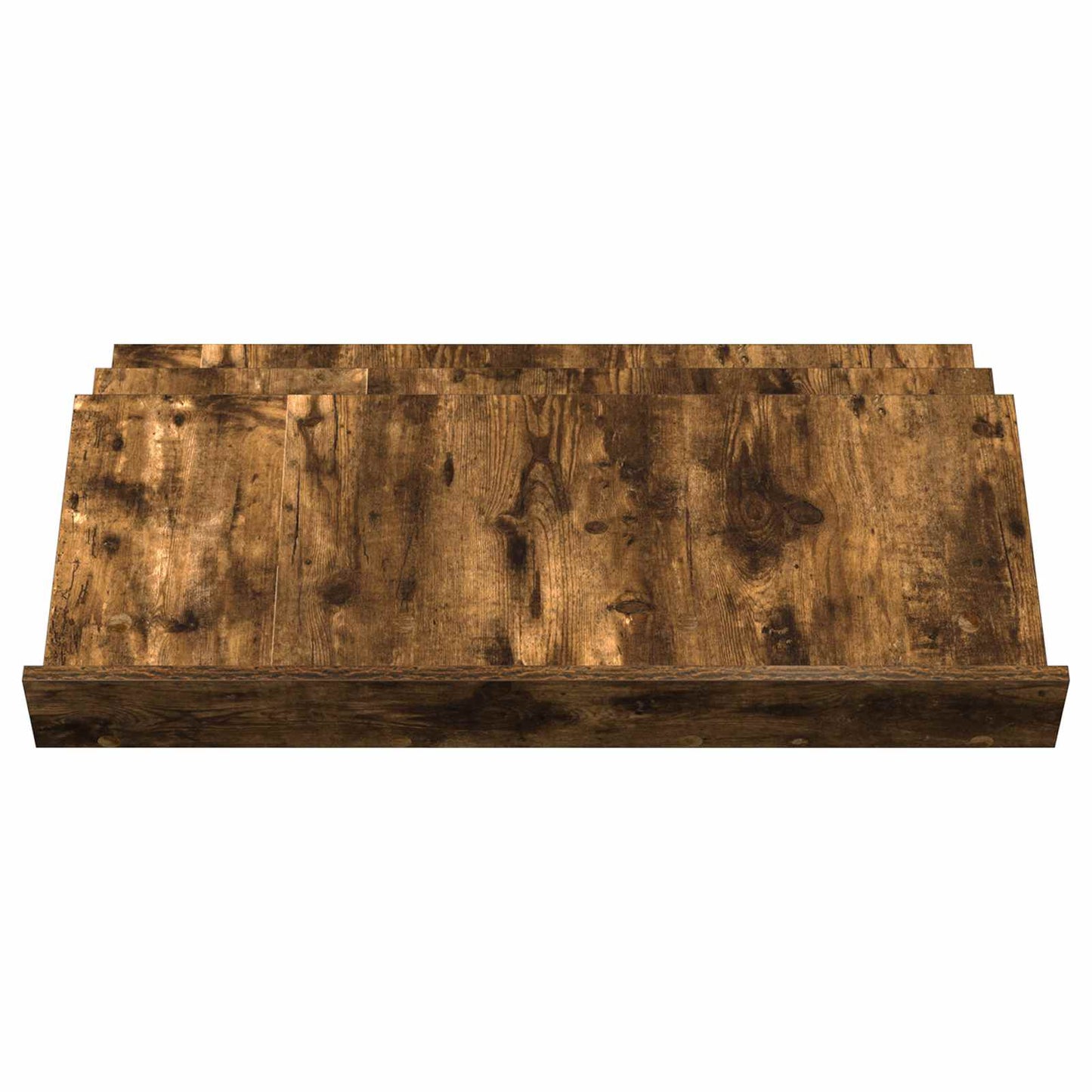 Bijzetkast 90 X 57,5 X 42 Cm Bewerkt Hout 90 x 53 x 28,5 cm Gerookt eiken
