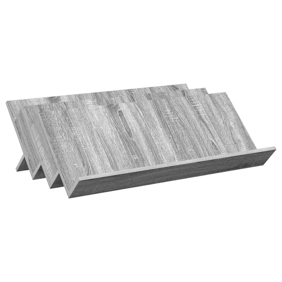 Bijzetkast 90 X 57,5 X 42 Cm Bewerkt Hout 90 x 53 x 28,5 cm Grijs sonoma