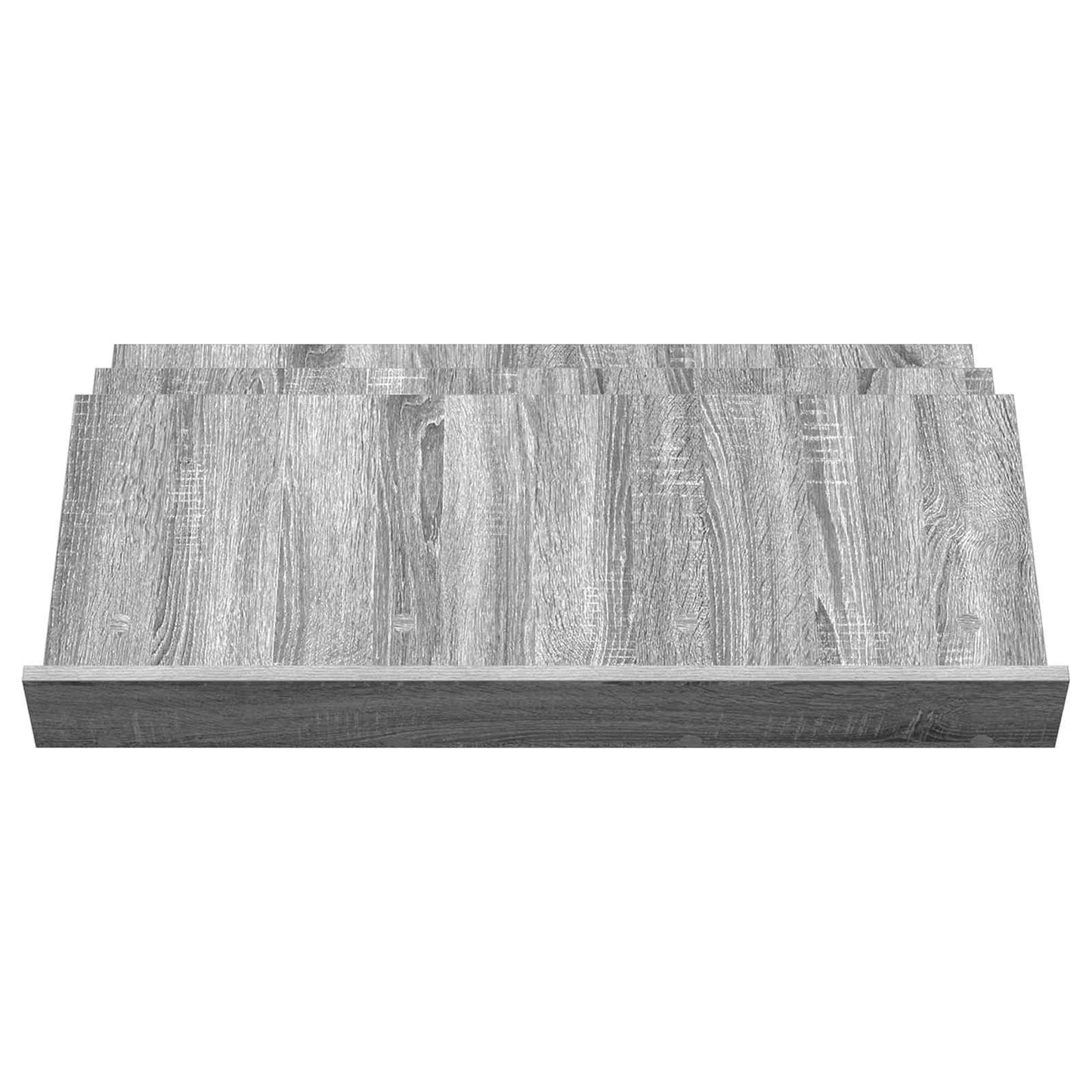 Bijzetkast 90 X 57,5 X 42 Cm Bewerkt Hout 90 x 53 x 28,5 cm Grijs sonoma