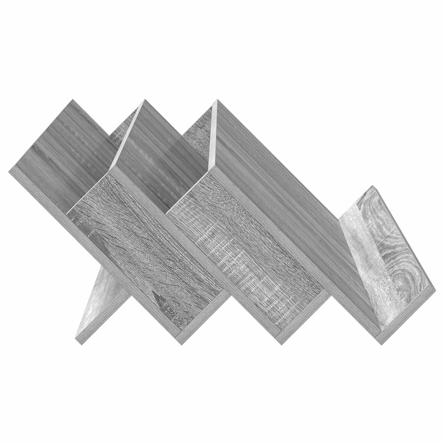 Bijzetkast 90 X 57,5 X 42 Cm Bewerkt Hout 90 x 53 x 28,5 cm Grijs sonoma