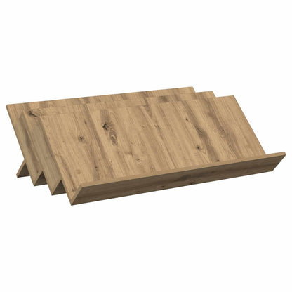 Bijzetkast Artisan Eiken 90 X 57,5 X 42 Cm Bewerkt Hout 90 x 53 x 28,5 cm artisanaal eikenkleurig