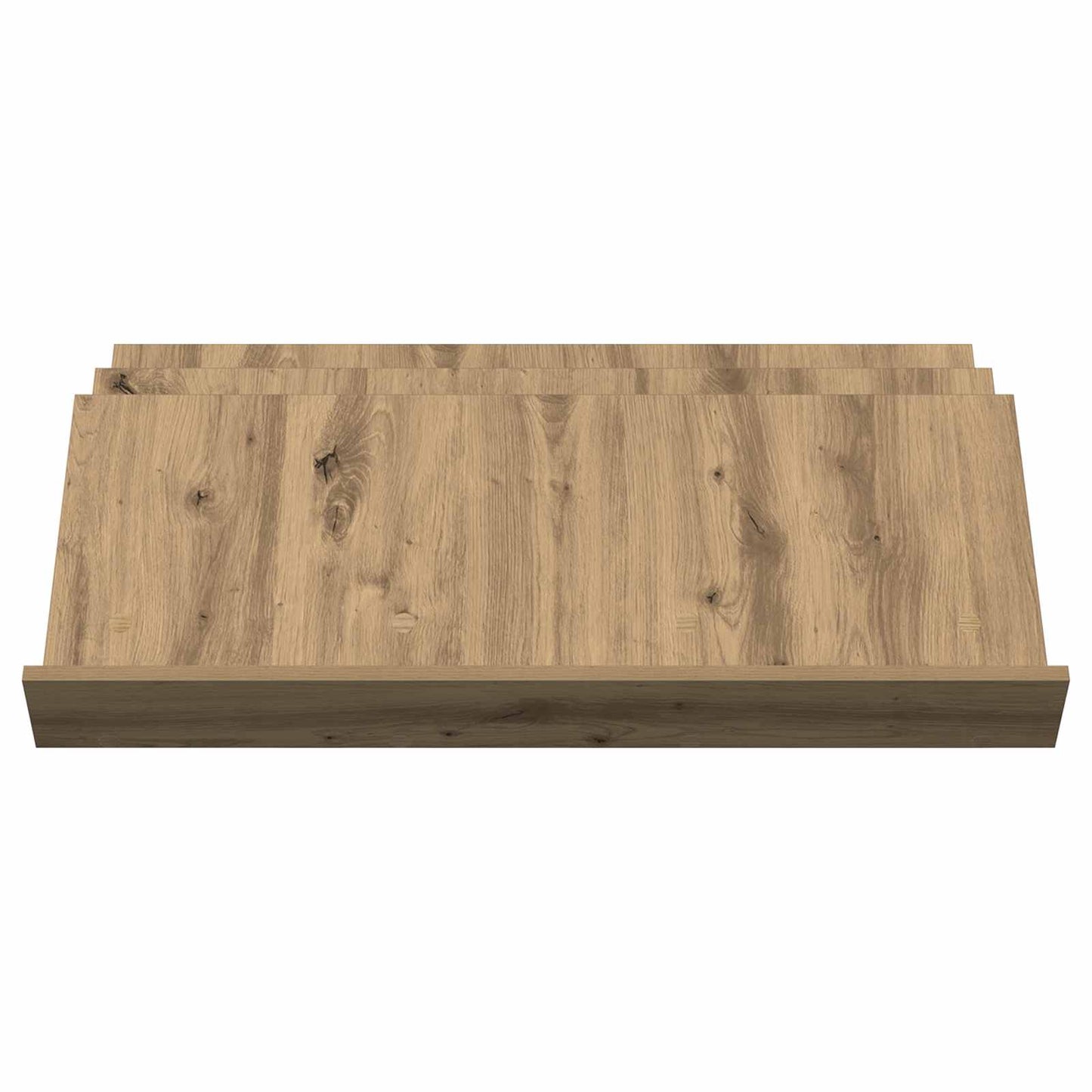 Bijzetkast Artisan Eiken 90 X 57,5 X 42 Cm Bewerkt Hout 90 x 53 x 28,5 cm artisanaal eikenkleurig