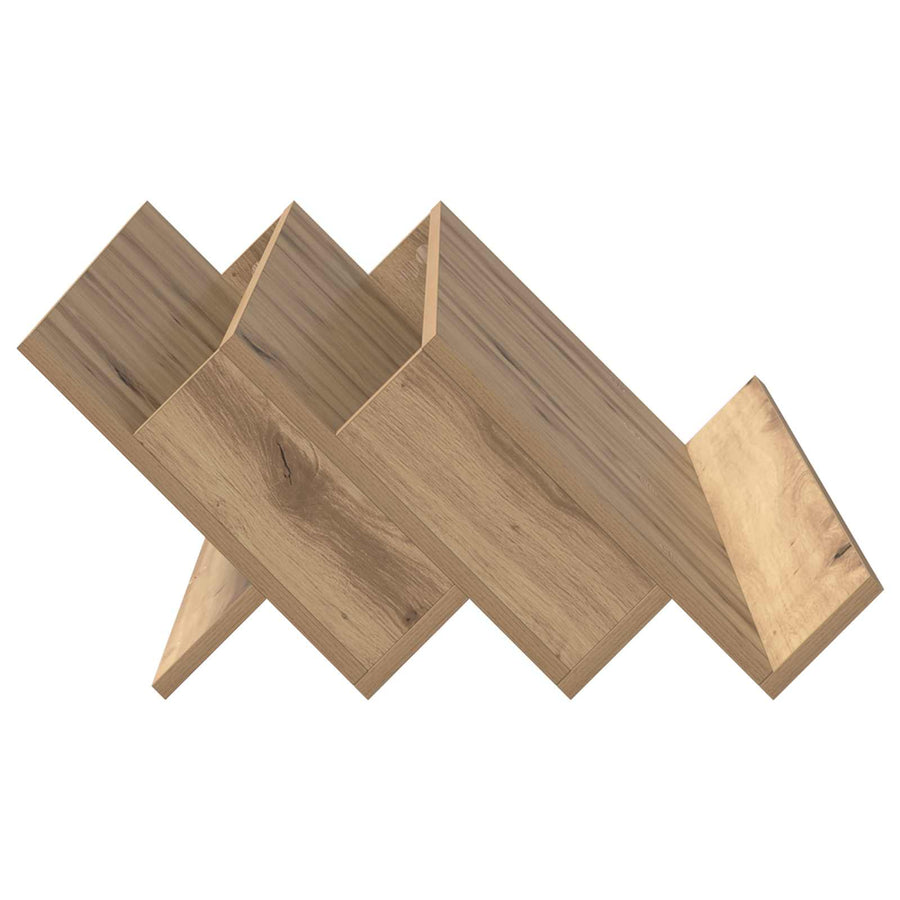 Bijzetkast Artisan Eiken 90 X 57,5 X 42 Cm Bewerkt Hout 90 x 53 x 28,5 cm artisanaal eikenkleurig