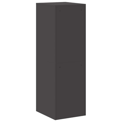 Bestandenkast 2 Pcs 44 X 50 X 106,5 Cm Koudgewalst Staal Zwart