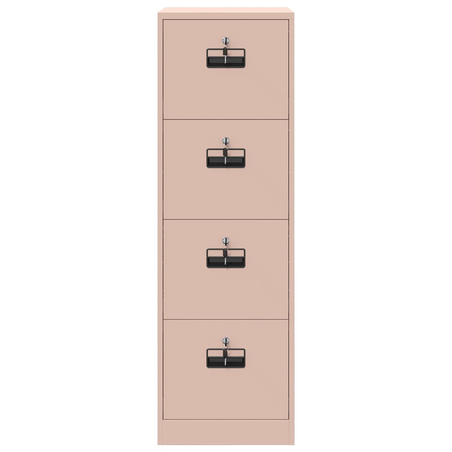 Bestandenkast 2 Pcs 44 X 50 X 106,5 Cm Koudgewalst Staal Roze