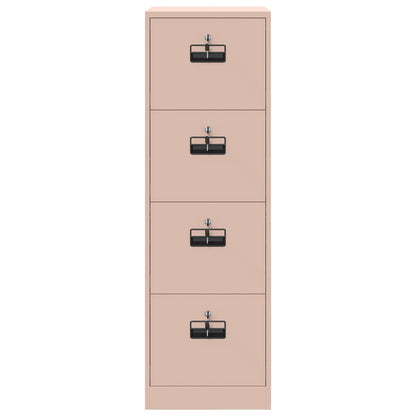 Bestandenkast 2 Pcs 44 X 50 X 106,5 Cm Koudgewalst Staal Roze