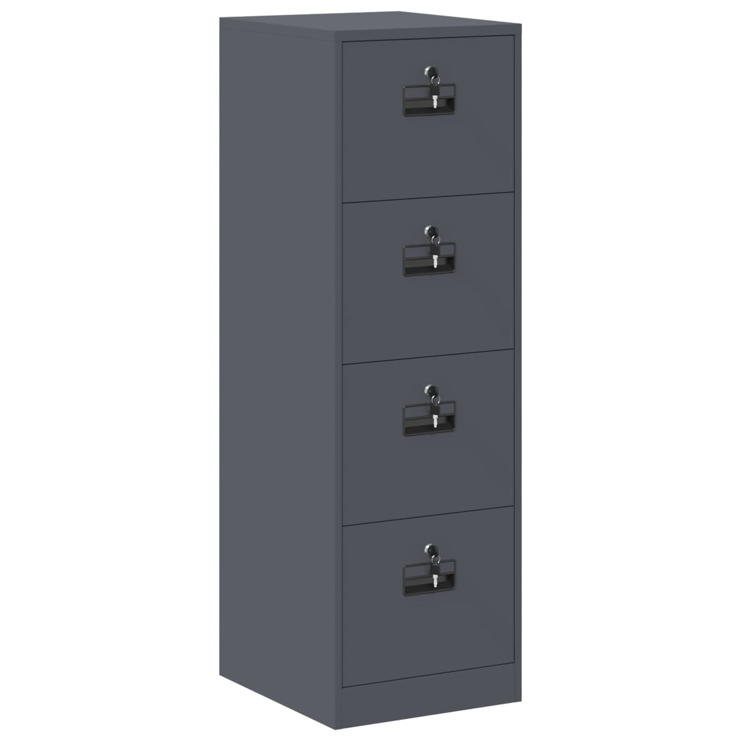 Bestandenkast Met Lade 2 Pcs 44 X 50 X 106,5 Cm Antraciet