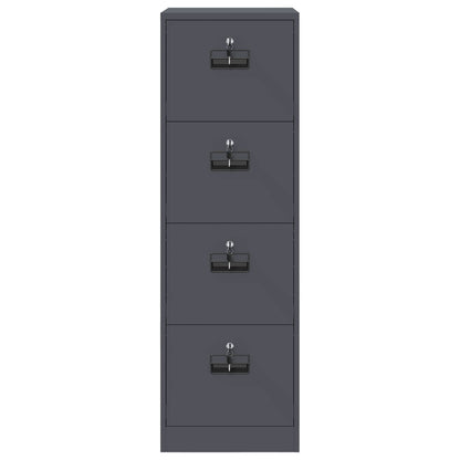Bestandenkast Met Lade 2 Pcs 44 X 50 X 106,5 Cm Antraciet