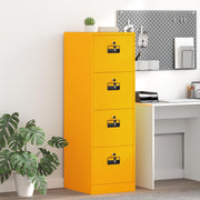 Bestandenkast 8 laden 44x50x106.5 cm mosterdgeel