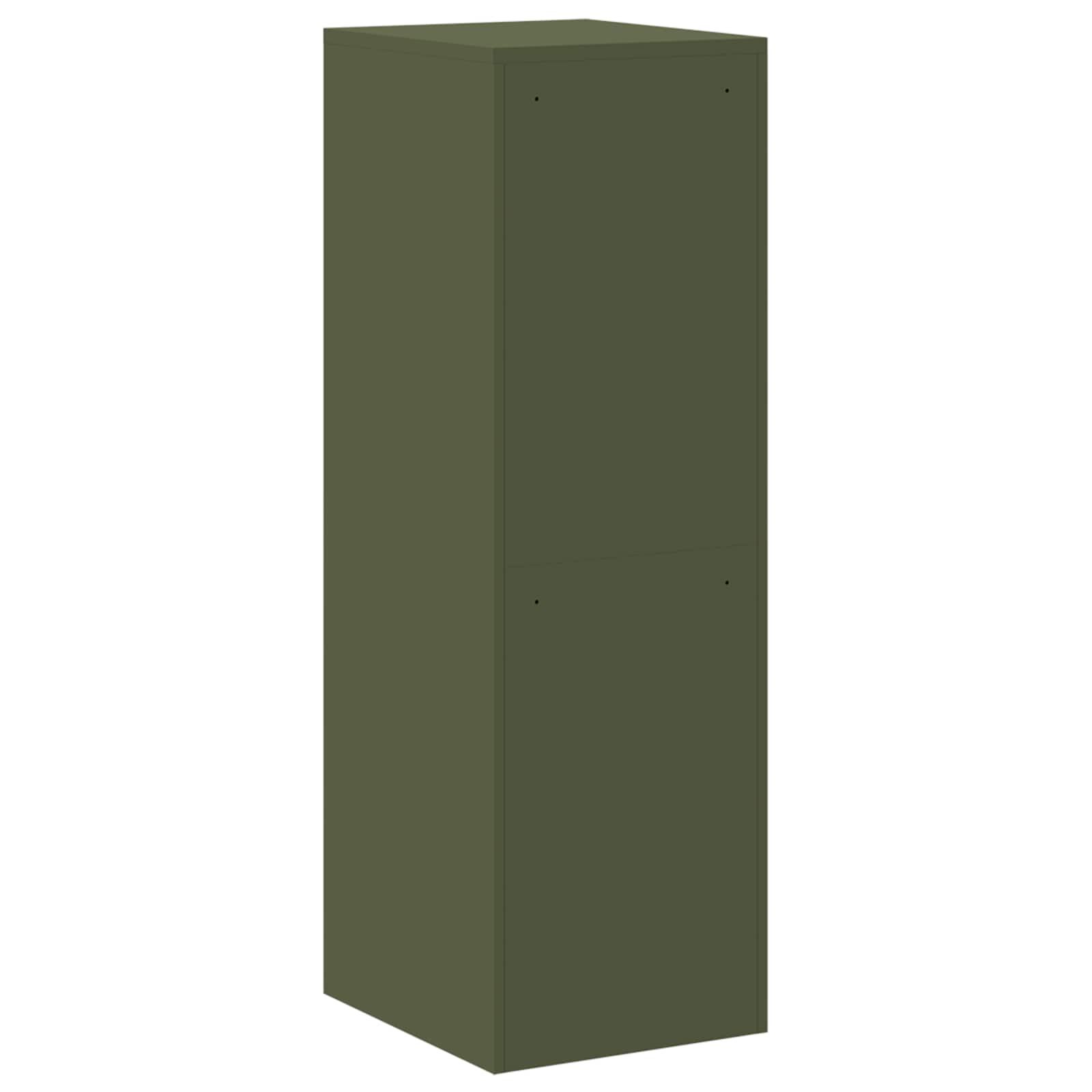 Bestandenkast met lade 2 pcs Olijf Groen 44 x 50 x 106,5 cm