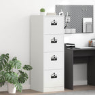 Bestandenkast 2 stuks 44x50x106,5 cm staal wit