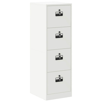 Bestandenkast 2 Pcs 44 X 50 X 106,5 Cm Koudgewalst Staal Wit