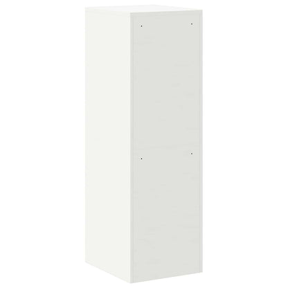 Bestandenkast 2 Pcs 44 X 50 X 106,5 Cm Koudgewalst Staal Wit