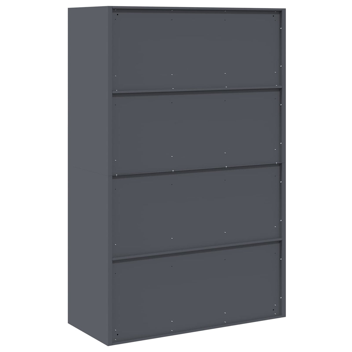 Opbergkast Antraciet 90 x 40 x 140 cm Staal