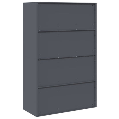 Opbergkast Antraciet 90 x 40 x 140 cm Staal