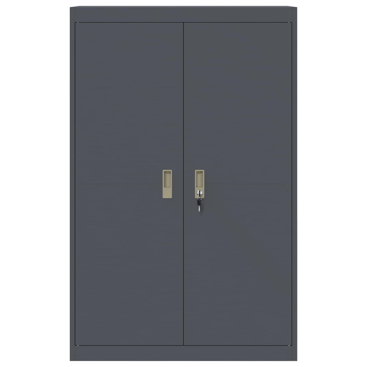 Opbergkast Antraciet 90 x 40 x 140 cm Staal