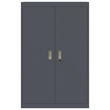 Opbergkast Antraciet 90 x 40 x 140 cm Staal