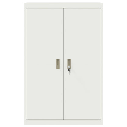Opbergkast Wit 90 x 40 x 140 cm Staal