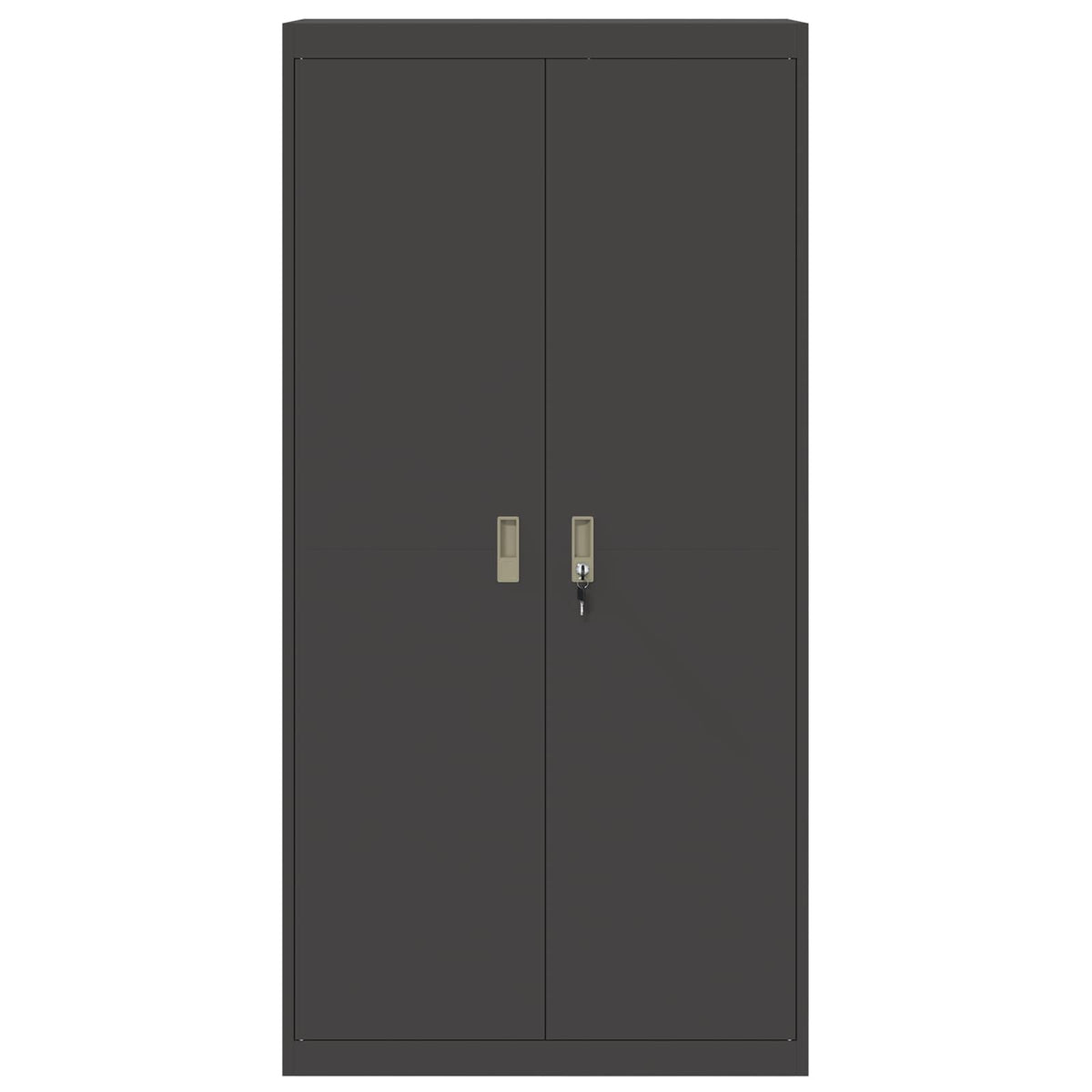 Opbergkast Zwart 90 x 40 x 180 cm Staal