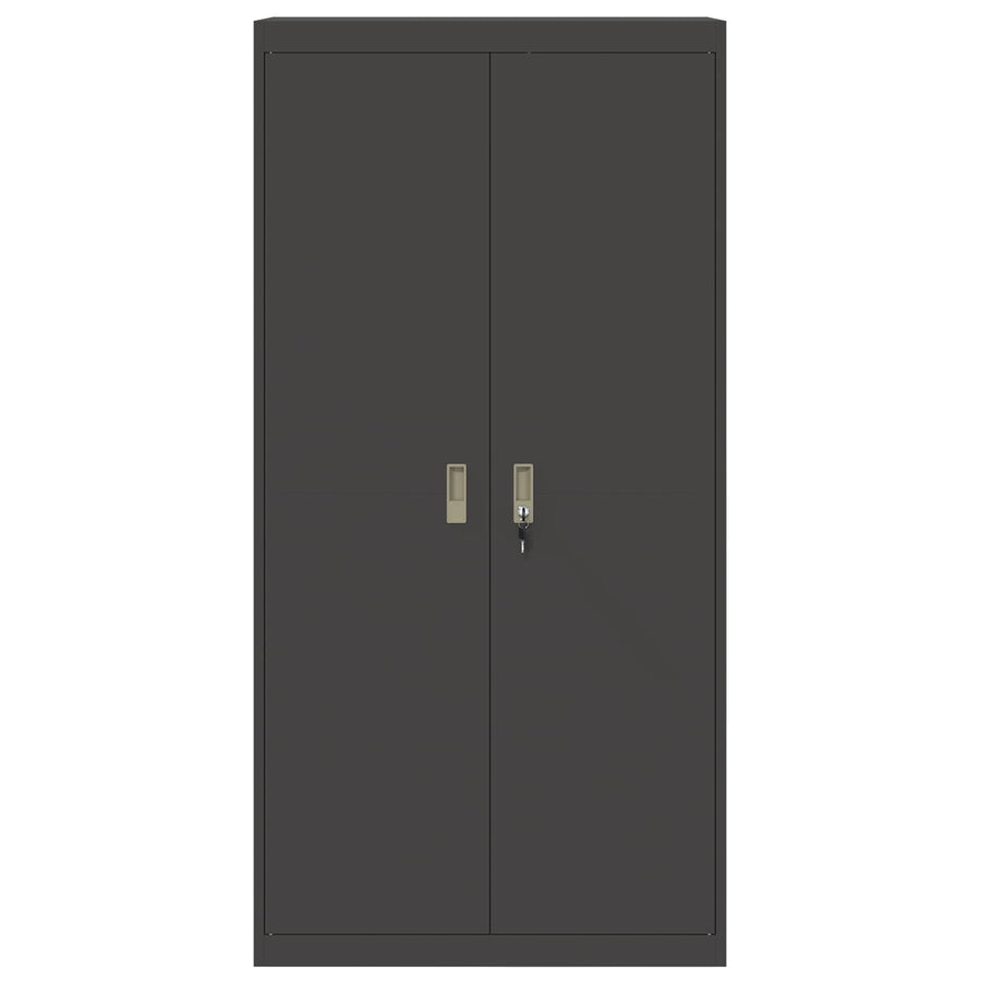 Opbergkast Zwart 90 x 40 x 180 cm Staal