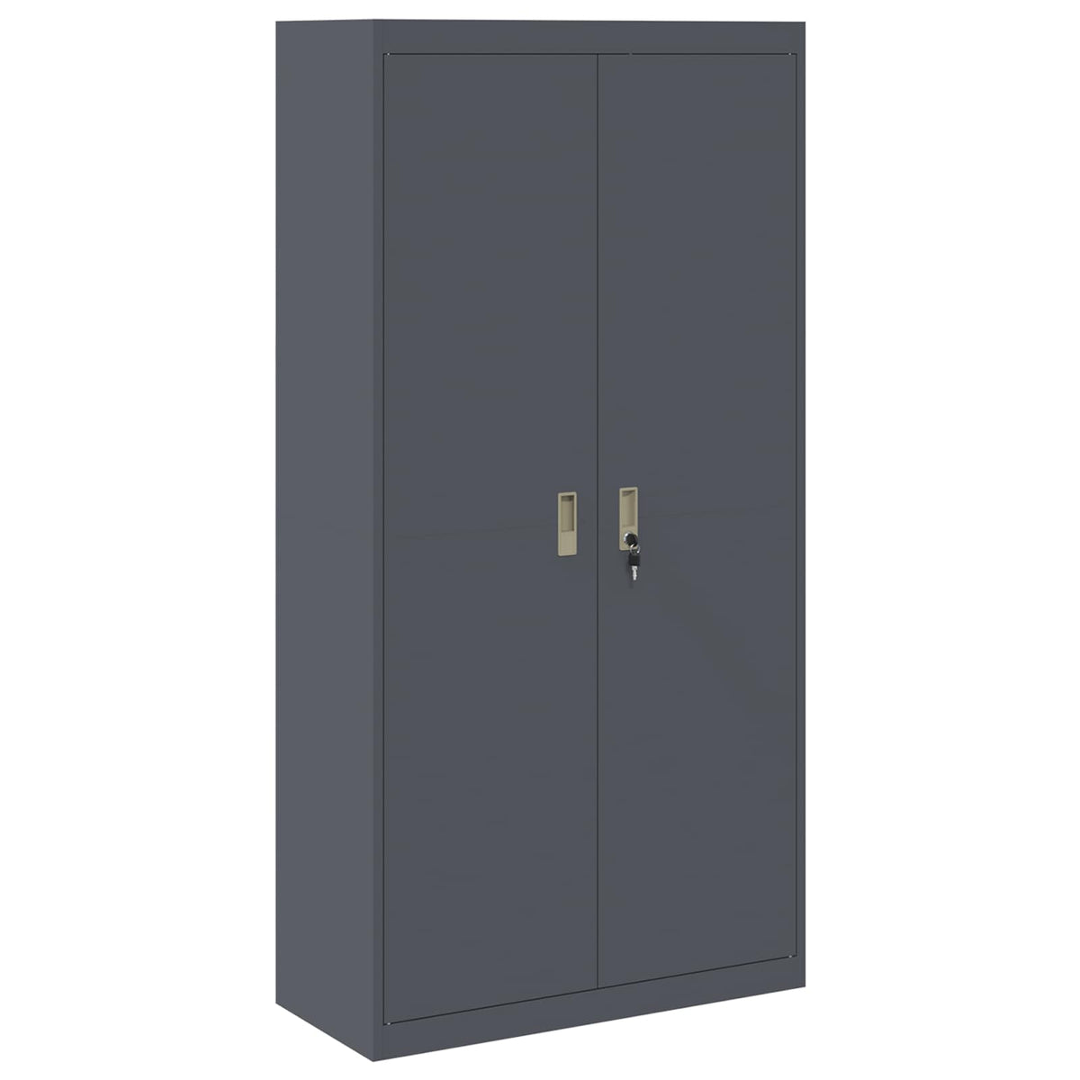 Opbergkast Antraciet 90 x 40 x 180 cm Staal
