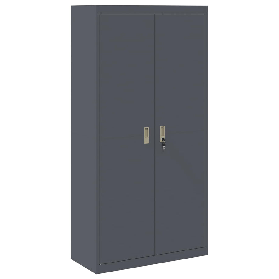 Opbergkast Antraciet 90 x 40 x 180 cm Staal