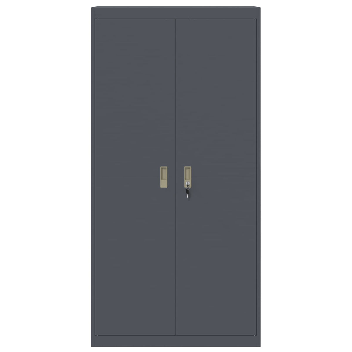 Opbergkast Antraciet 90 x 40 x 180 cm Staal