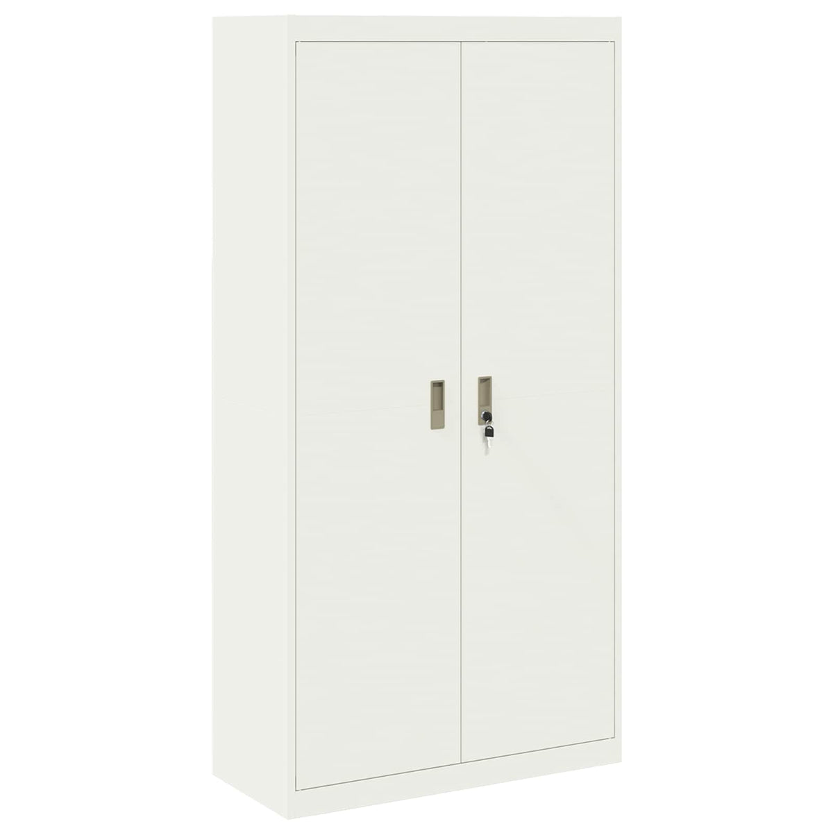 Opbergkast Wit 90 x 40 x 180 cm Staal