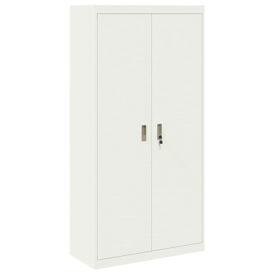 Opbergkast Wit 90 x 40 x 180 cm Staal