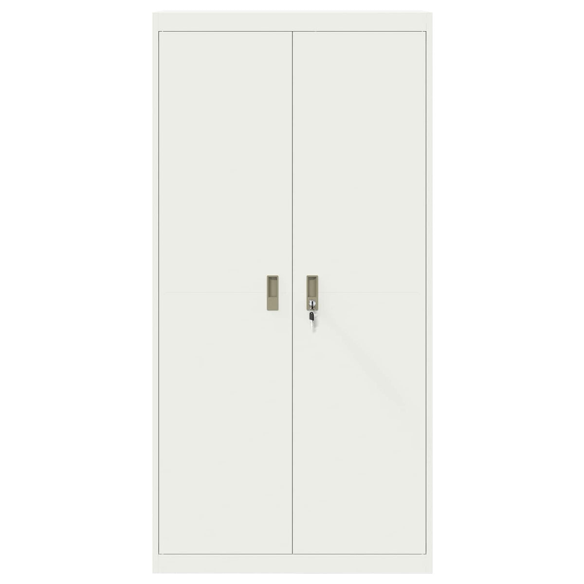 Opbergkast Wit 90 x 40 x 180 cm Staal